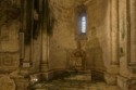 Aulnay de Saintonge\nSt Peter Statue in South Transept.